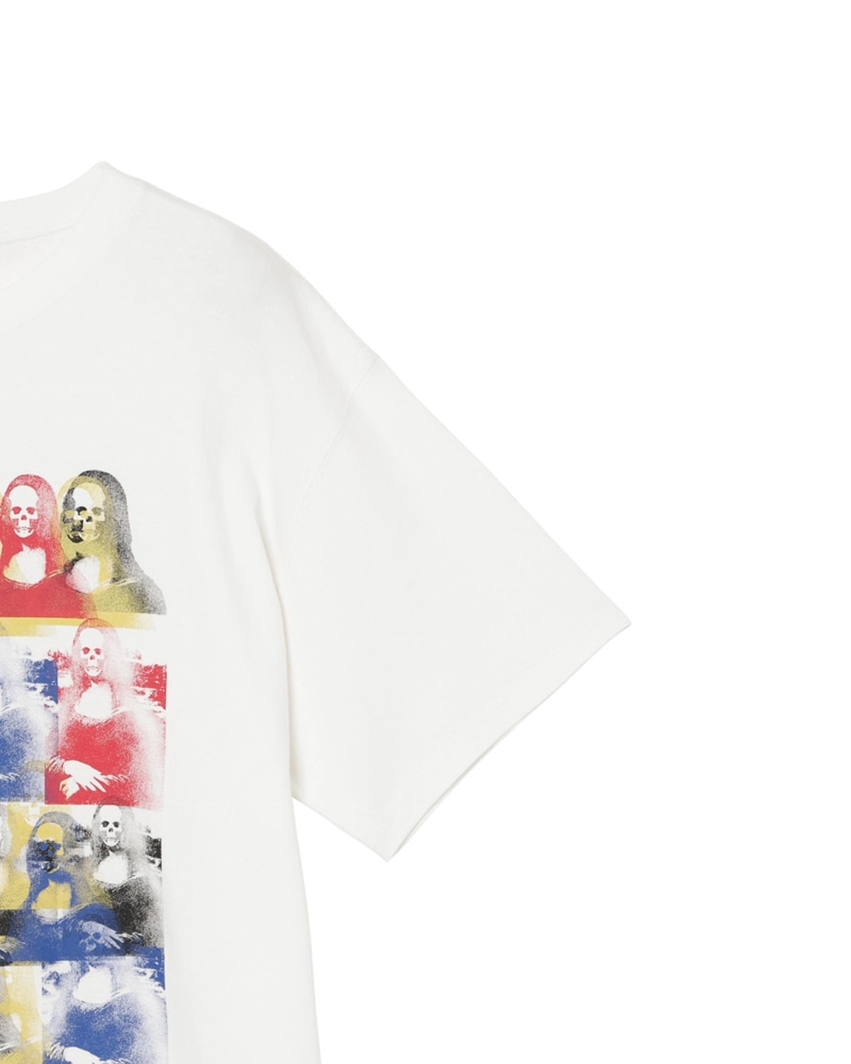 美品 ルシアンペラフィネ スカル Tシャツ 白 S lucien pellat ルシアン 
