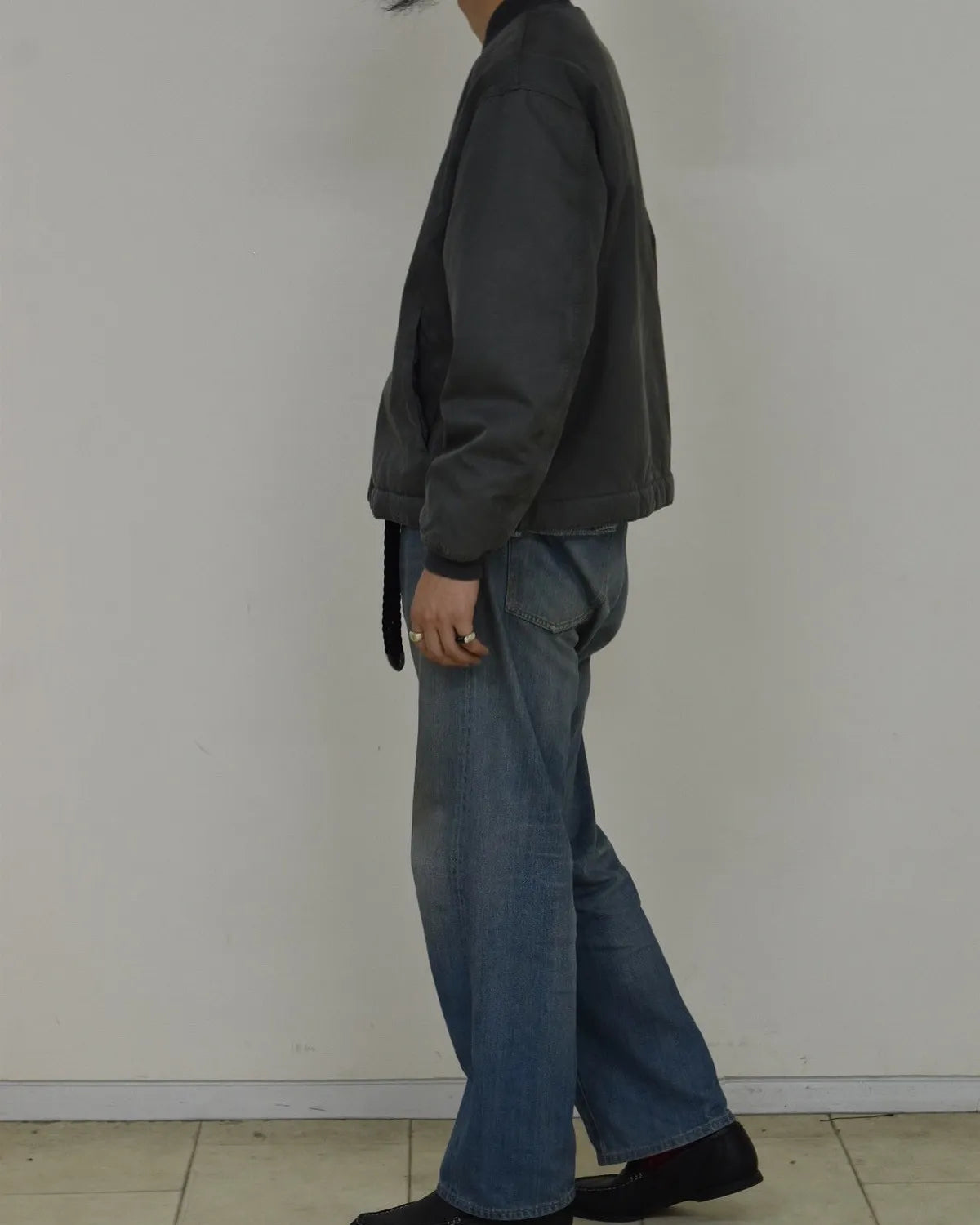 A.PRESSE / Vintage Silk Bomber Jacket (25AAP-01-27)