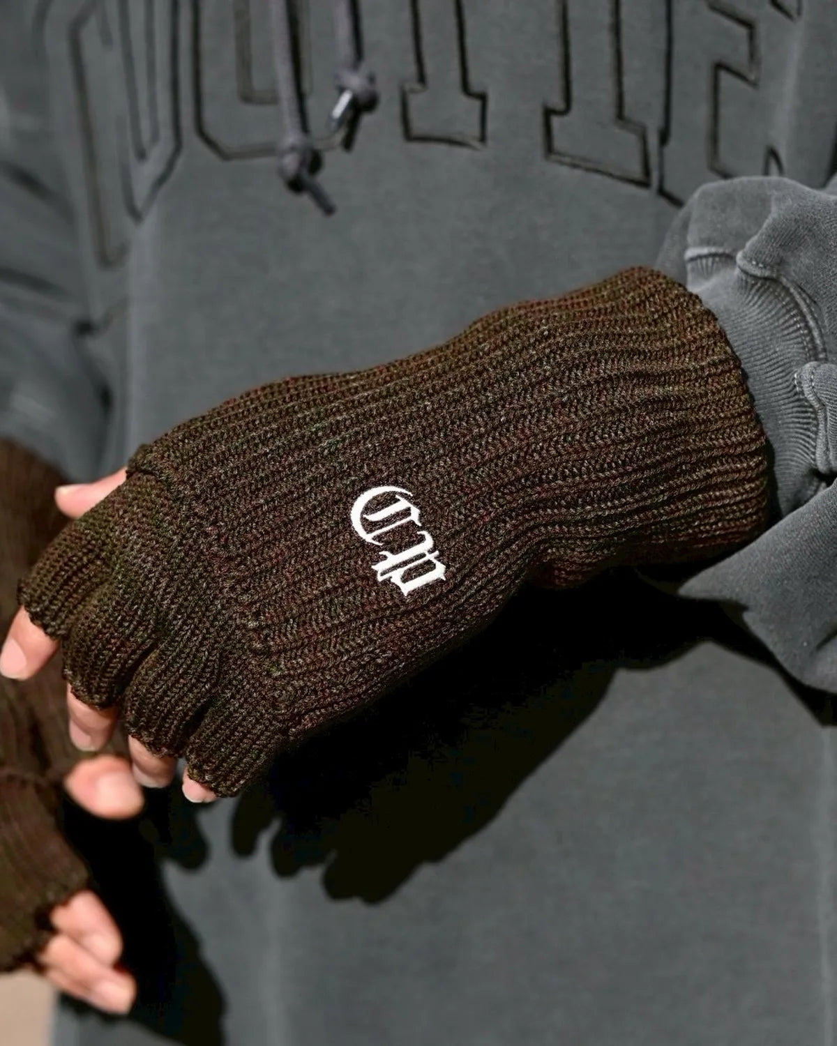 COOTIE PRODUCTIONS® / Knit Cuffed Fingerless Glove (CTE-25A526)