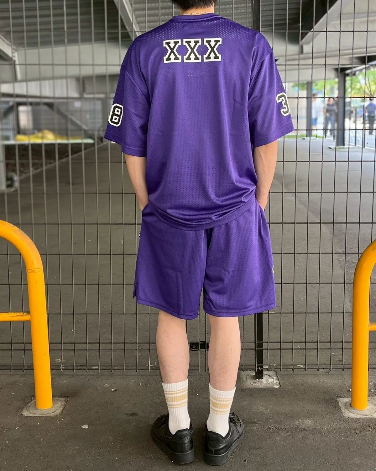 GOD SELECTION XXX / MESH BOARD SHORTS (GX-S25-SP-03)