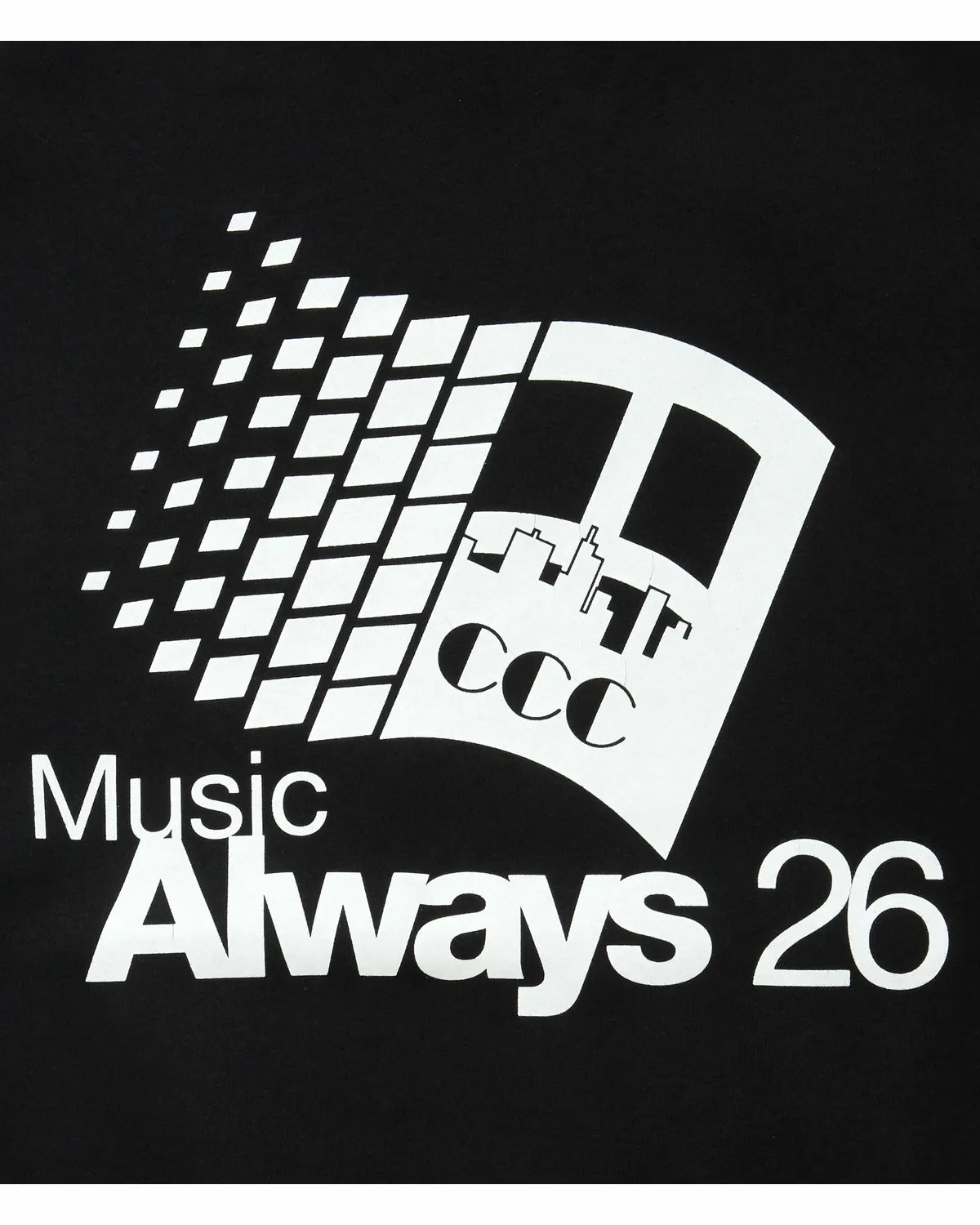 CITY COUNTRY CITY × ISNESS MUSIC / SWEATSHIRT_Music Aleays (CCC-263C008)