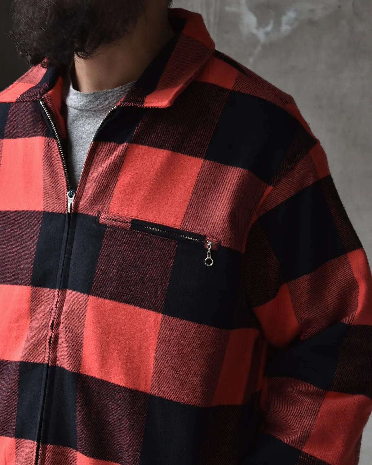 CHALLENGER / LINING ZIP UP SHIRT (CLG-SH 025-009)