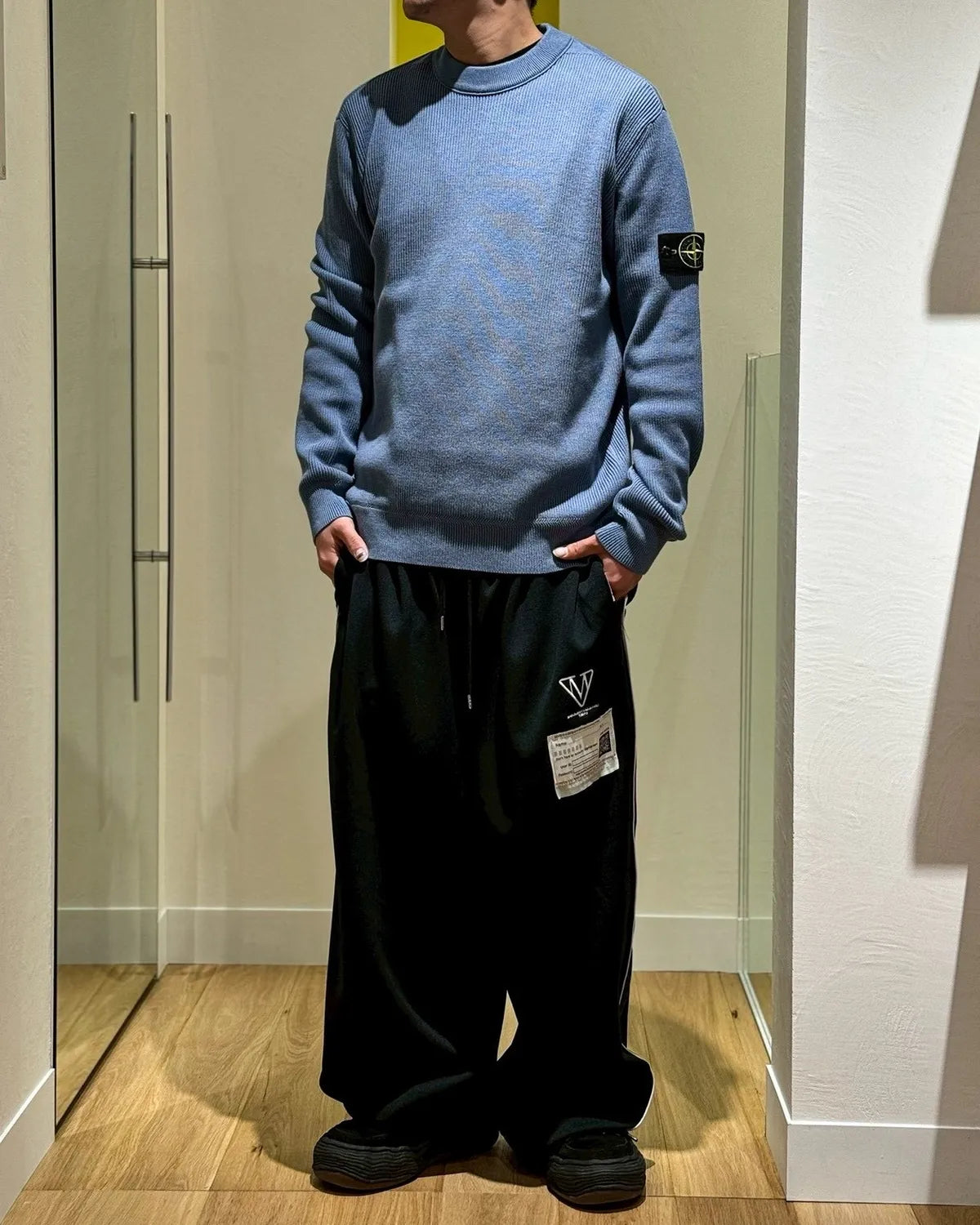 STONE ISLAND / RIBBED SOFT ORGANIC COTTON (L1S155100154)