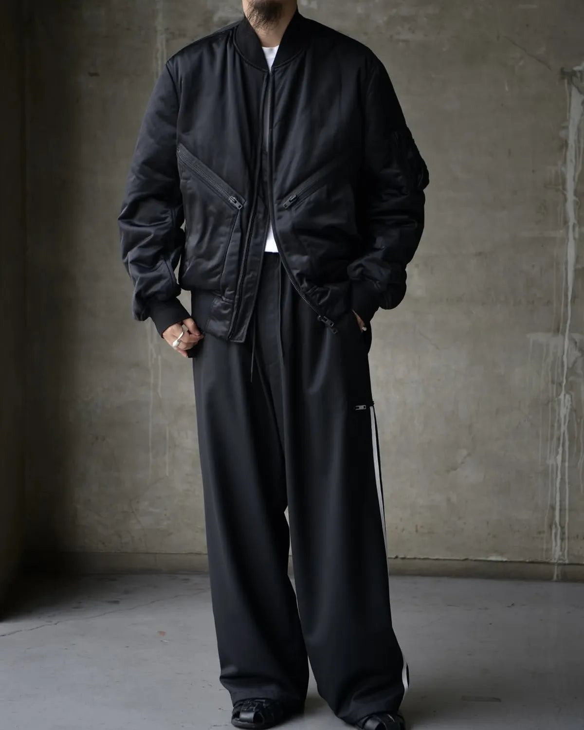 Y-3 /  M Y-3 REFINED WOOL PANTS (JX7275-APPA25)