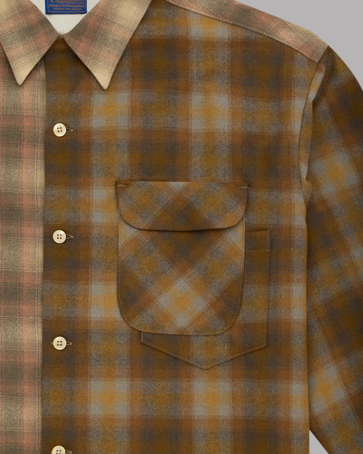 ALWAYS OUT OF STOCK × PENDLETON / AOOS X PENDLETON OPEN COLLAR CHECKED SHIRT (HA-226205210)