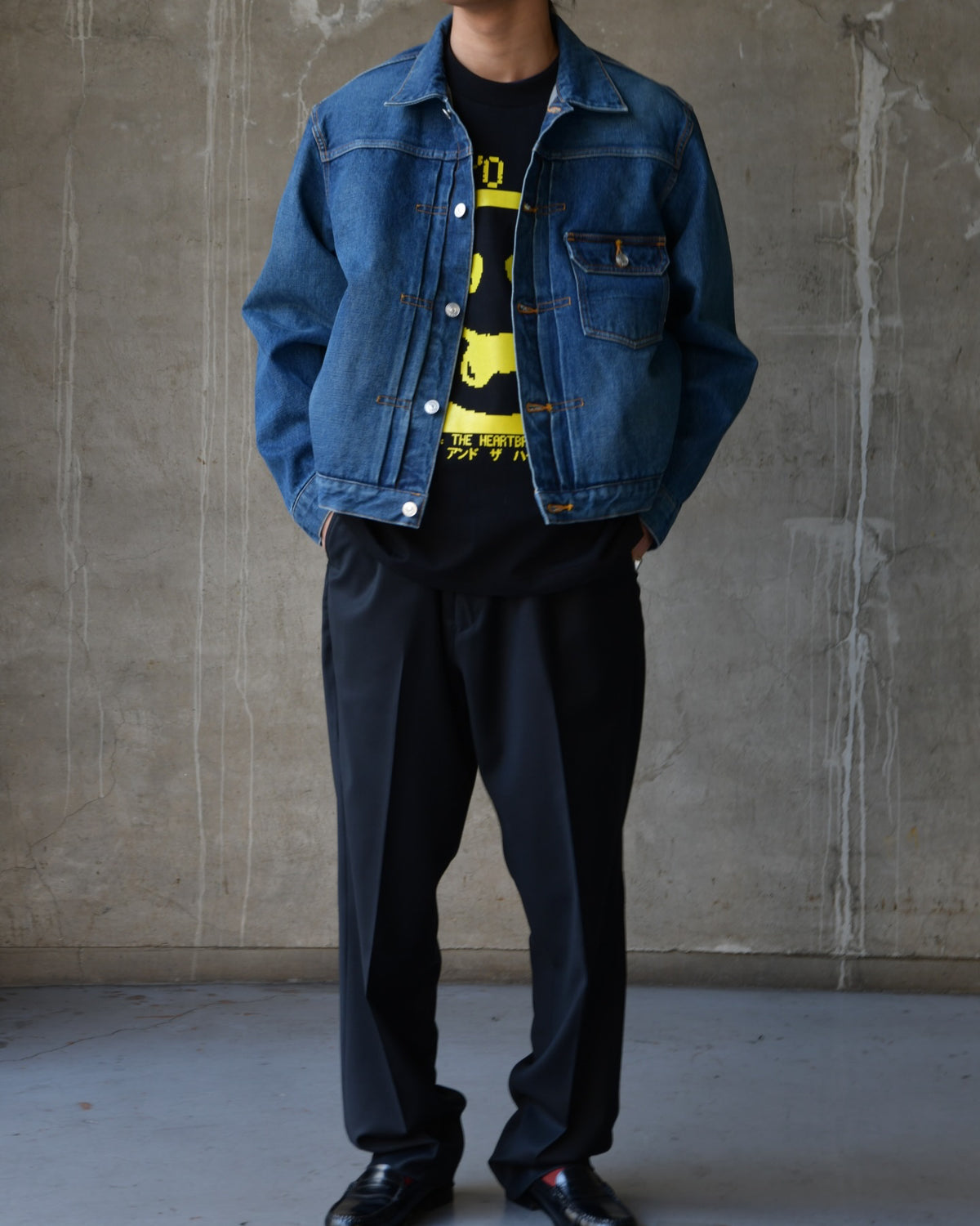 BEDWIN & THE HEARTBREAKERS / FADED DENIM JACKET "CASSIDY" (26SB5653)