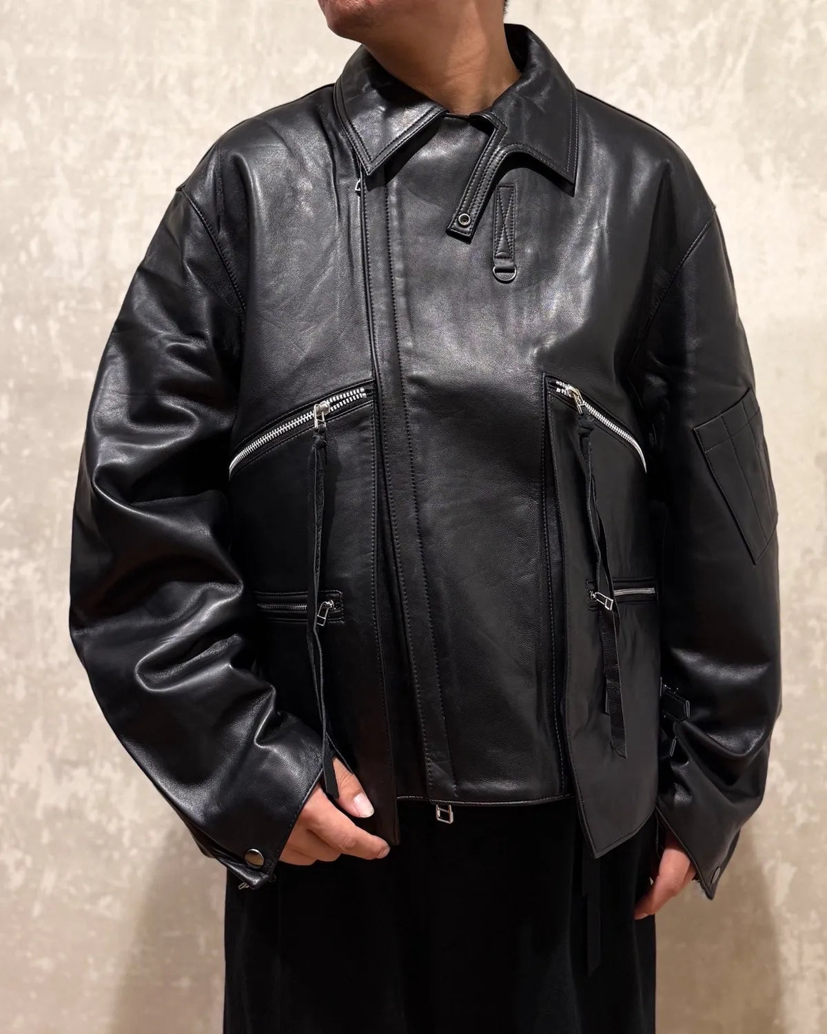 Tamme / LEATHER MK3 JACKET (25A0288)