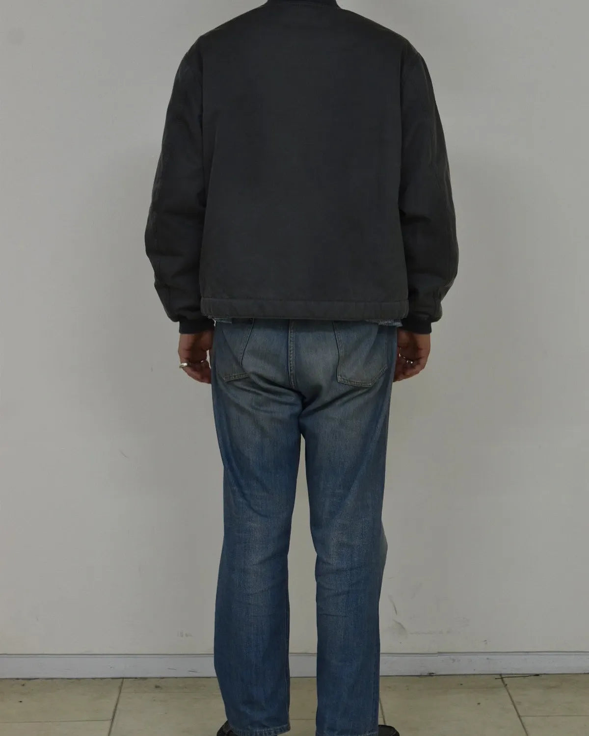 A.PRESSE / Vintage Silk Bomber Jacket (25AAP-01-27)