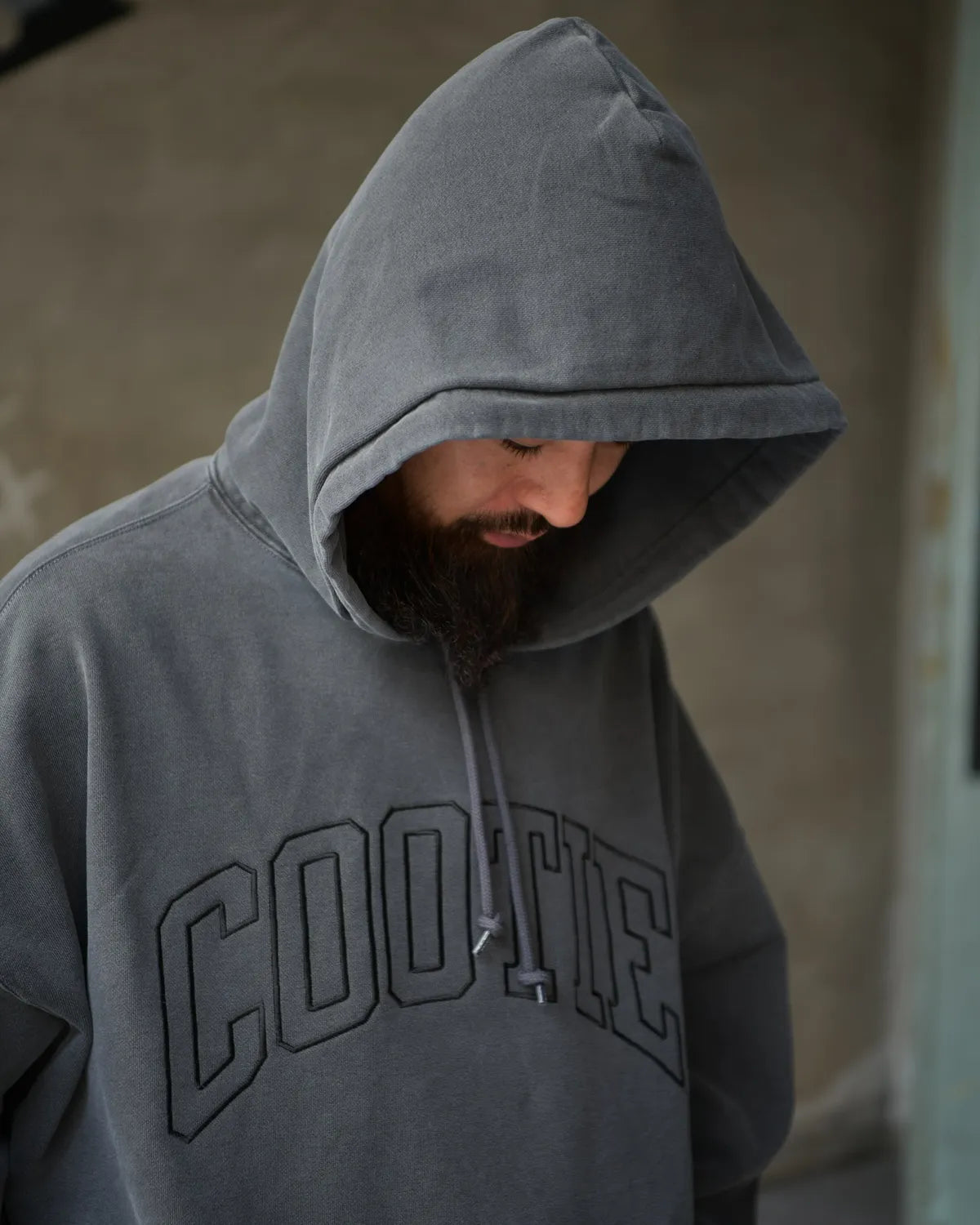 COOTIE PRODUCTIONS® / Chubby SwePigment Dyed Open End Yarn Sweat Hoodie (CTE-25A312)