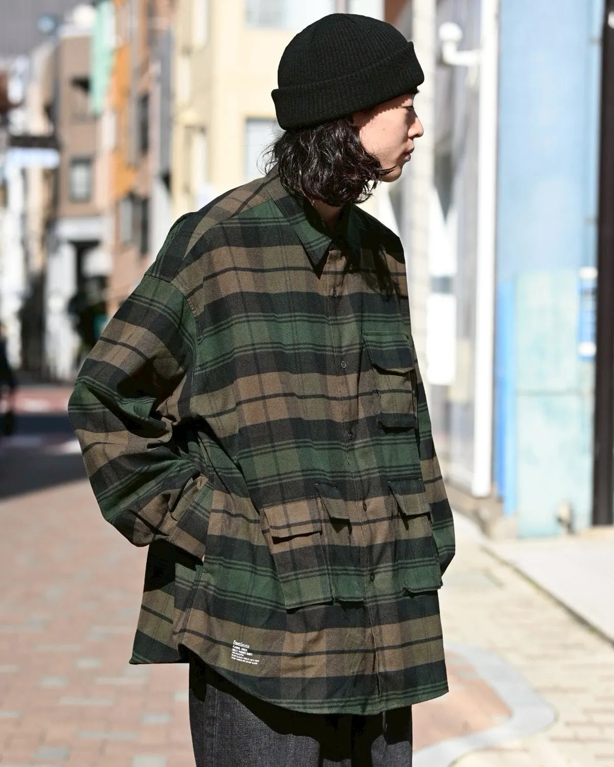 FreshService / FLANNEL CHECK MULTI POCKET SHIRT (FSC254-50059)