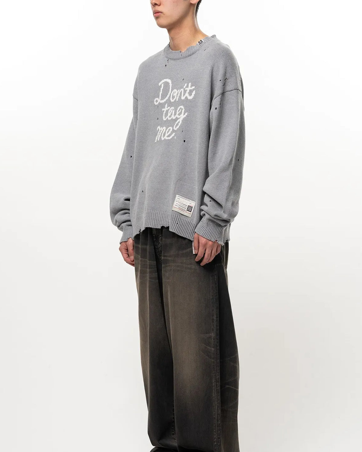 Maison MIHARA YASUHIRO / Don't Tag Me Jacquard Knit Sweater (A17SW521)
