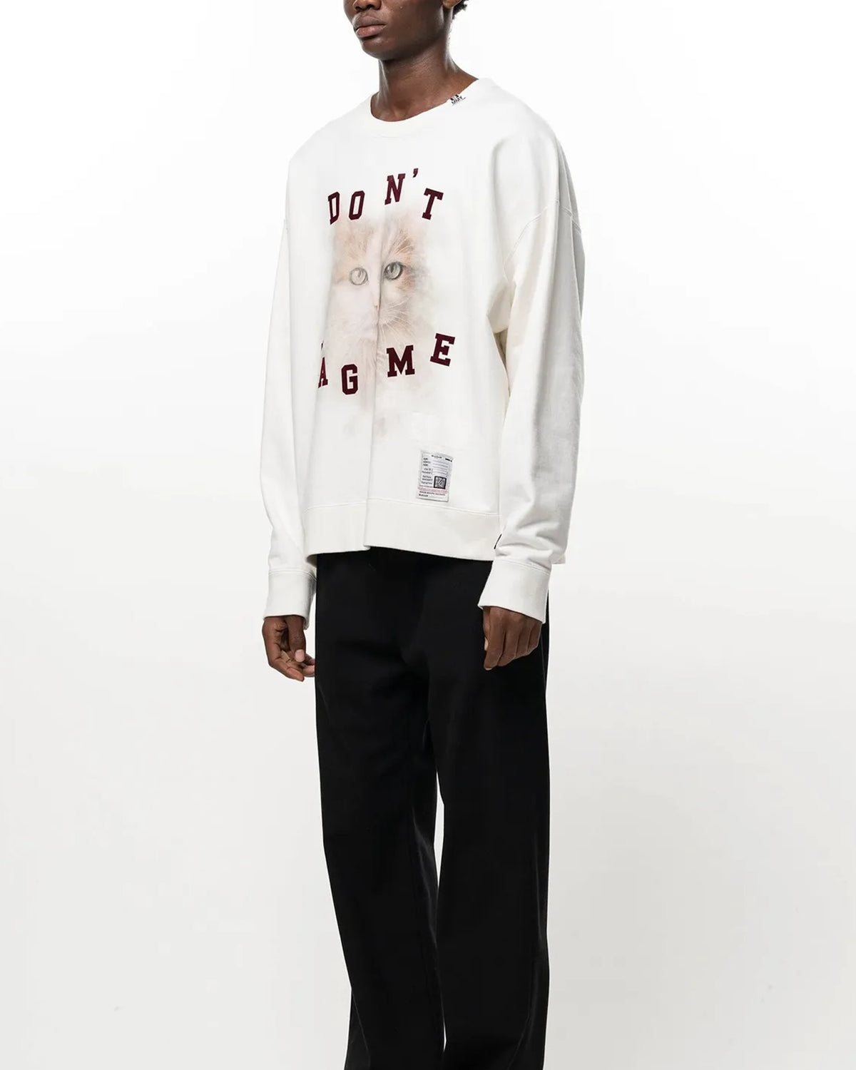 Maison MIHARA YASUHIRO / Cat Printed Sweatshirt (J17PO782)