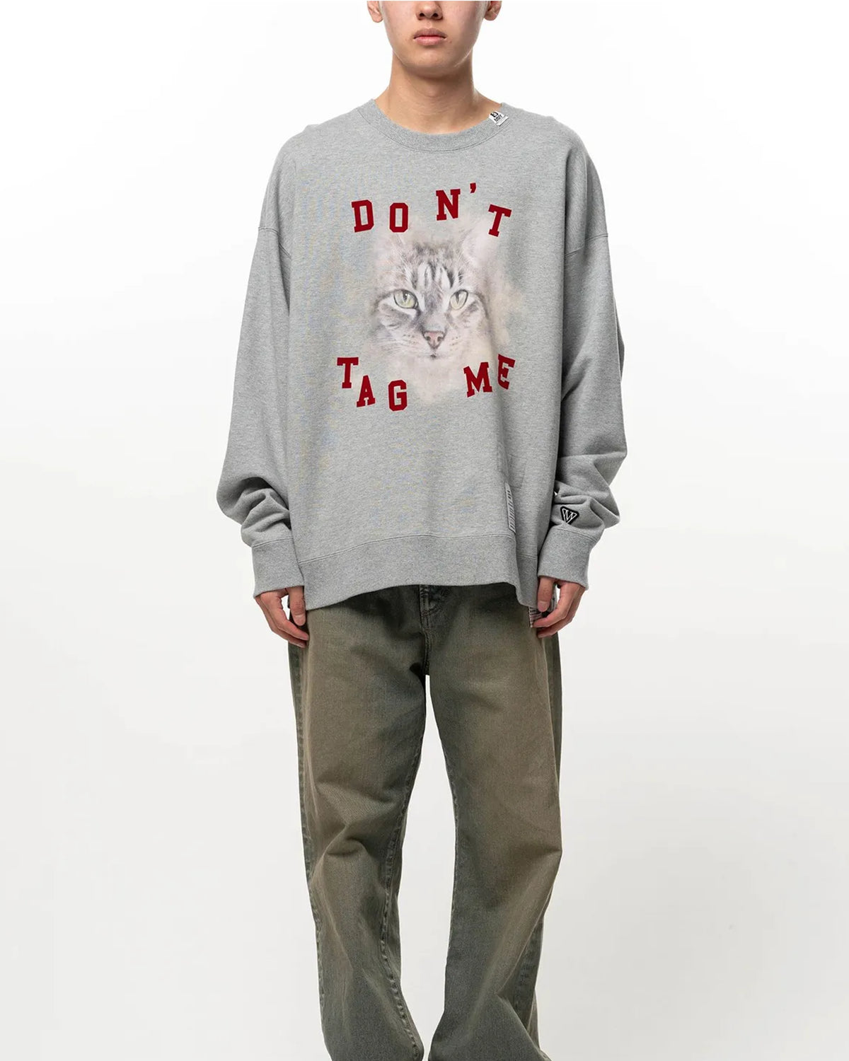 Maison MIHARA YASUHIRO / Cat Printed Sweatshirt (J17PO782)