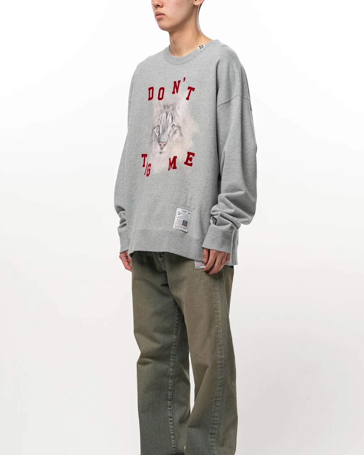 Maison MIHARA YASUHIRO / Cat Printed Sweatshirt (J17PO782)