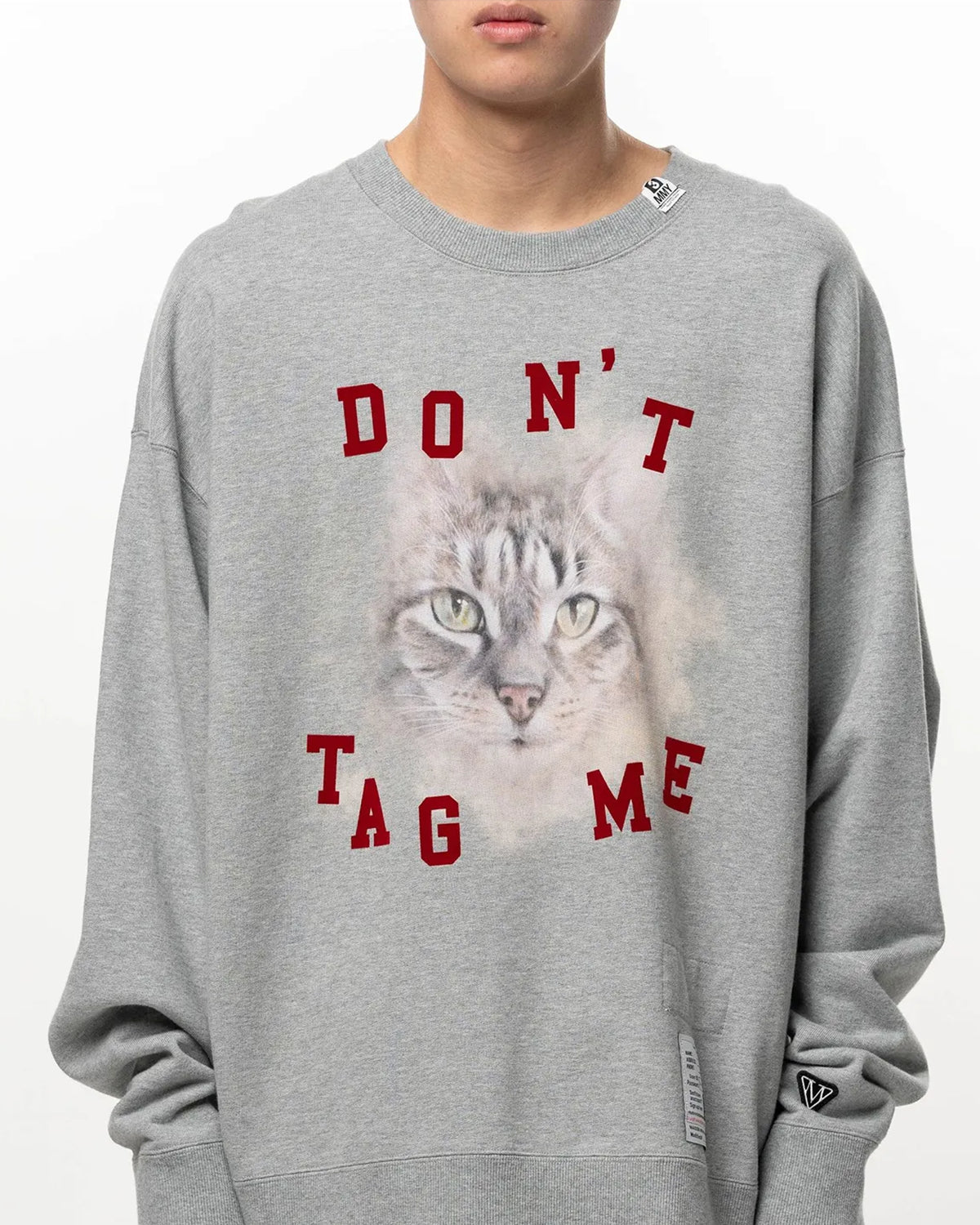 Maison MIHARA YASUHIRO / Cat Printed Sweatshirt (J17PO782)