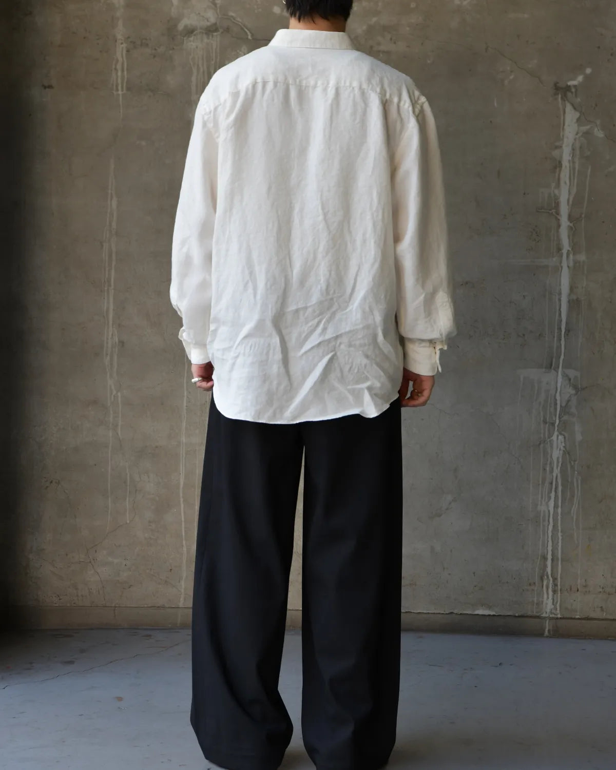 A.PRESSE / Hemp Regular Collar Shirts (26SAP-02-10)