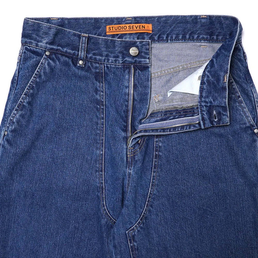 STUDIO SEVEN / DOUBLE KNEE DENIM PANTS