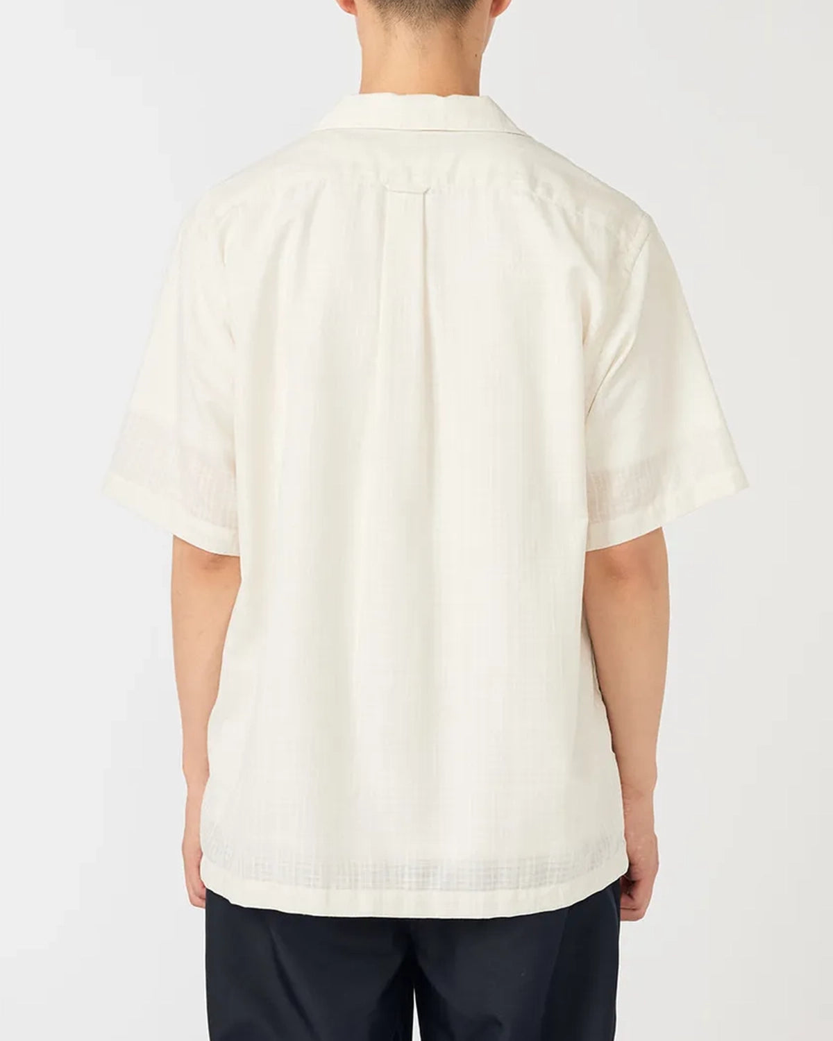 nanamica / Open Collar Panama S/S Shirt (S26SG066)
