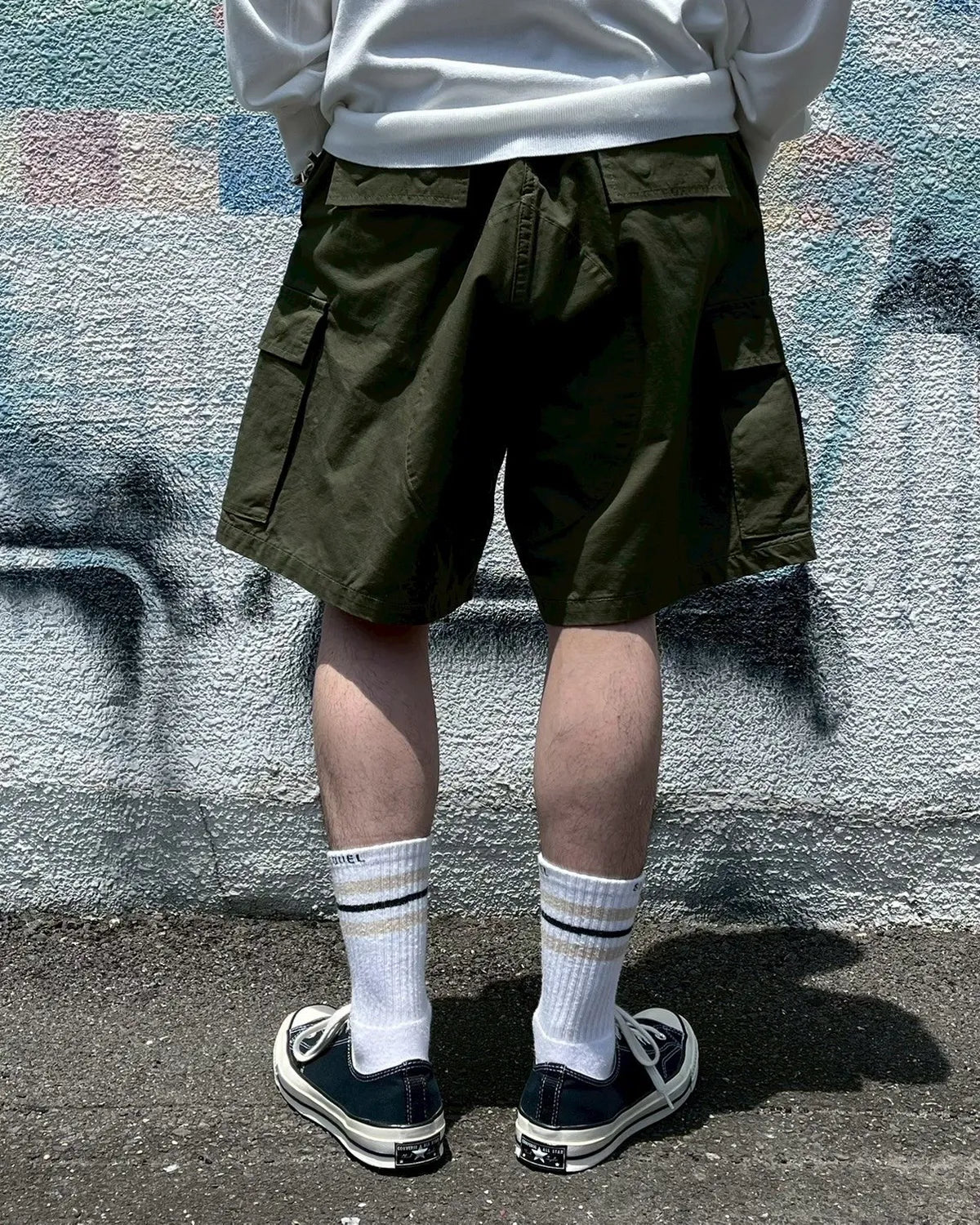 SEQUEL / CARGO SHORTS(TYPE-CS) OLIVE (SQ-25SS-SP-02)