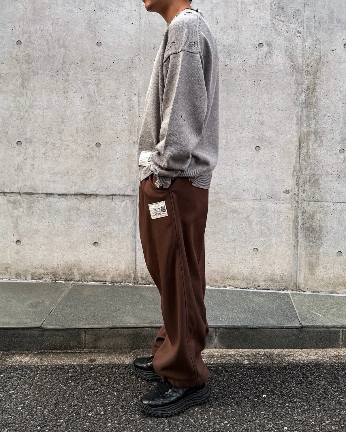 Maison MIHARA YASUHIRO / Don't Tag Me Jacquard Knit Sweater (A17SW521)