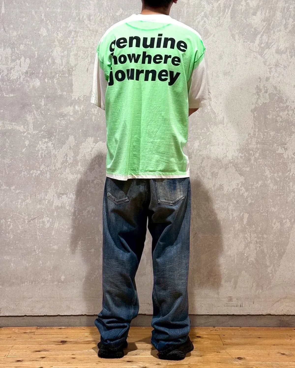 ©︎SAINT Mxxxxxx × A BATHING APE® / BEPA_SS TEE_HANDPRINT (SM-HR1-0000-C34)