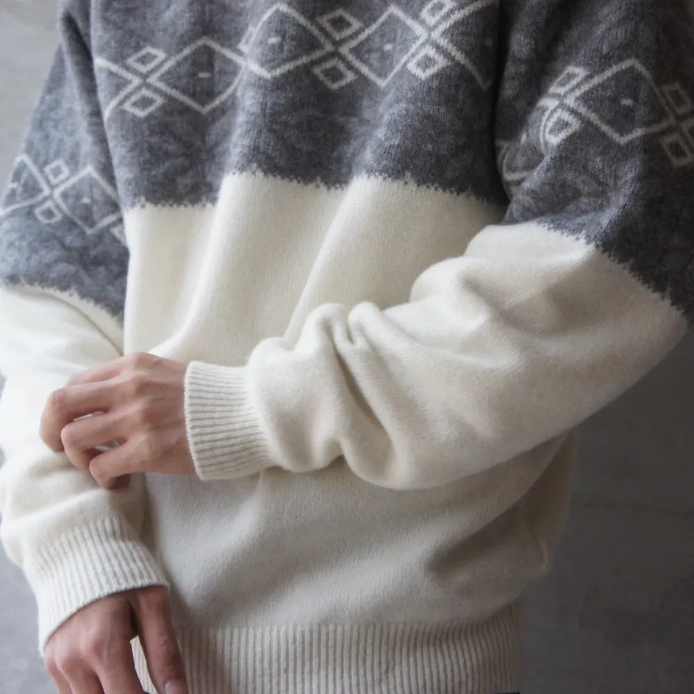 SEQUEL / NORDIC CREW NECK KNIT (SQ-23AW-KN-03)