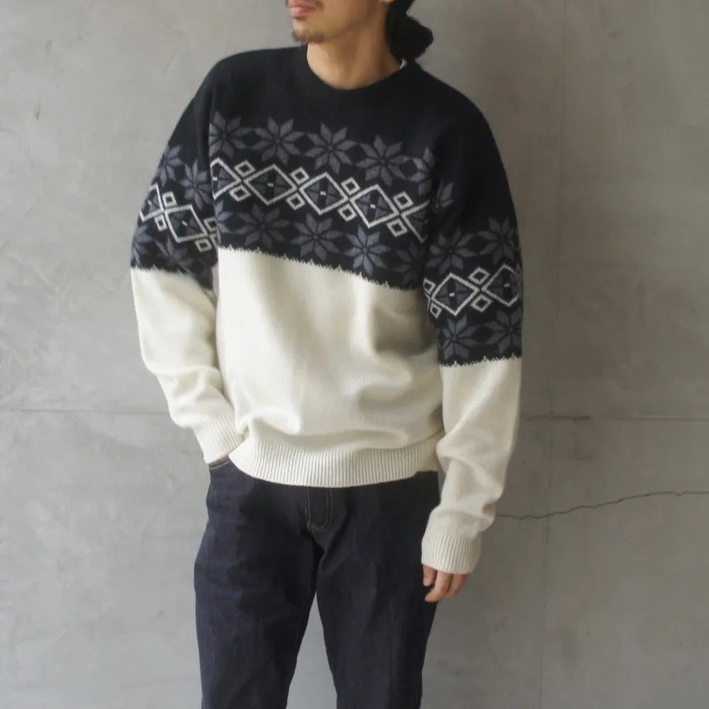 SEQUEL / NORDIC CREW NECK KNIT (SQ-23AW-KN-03)