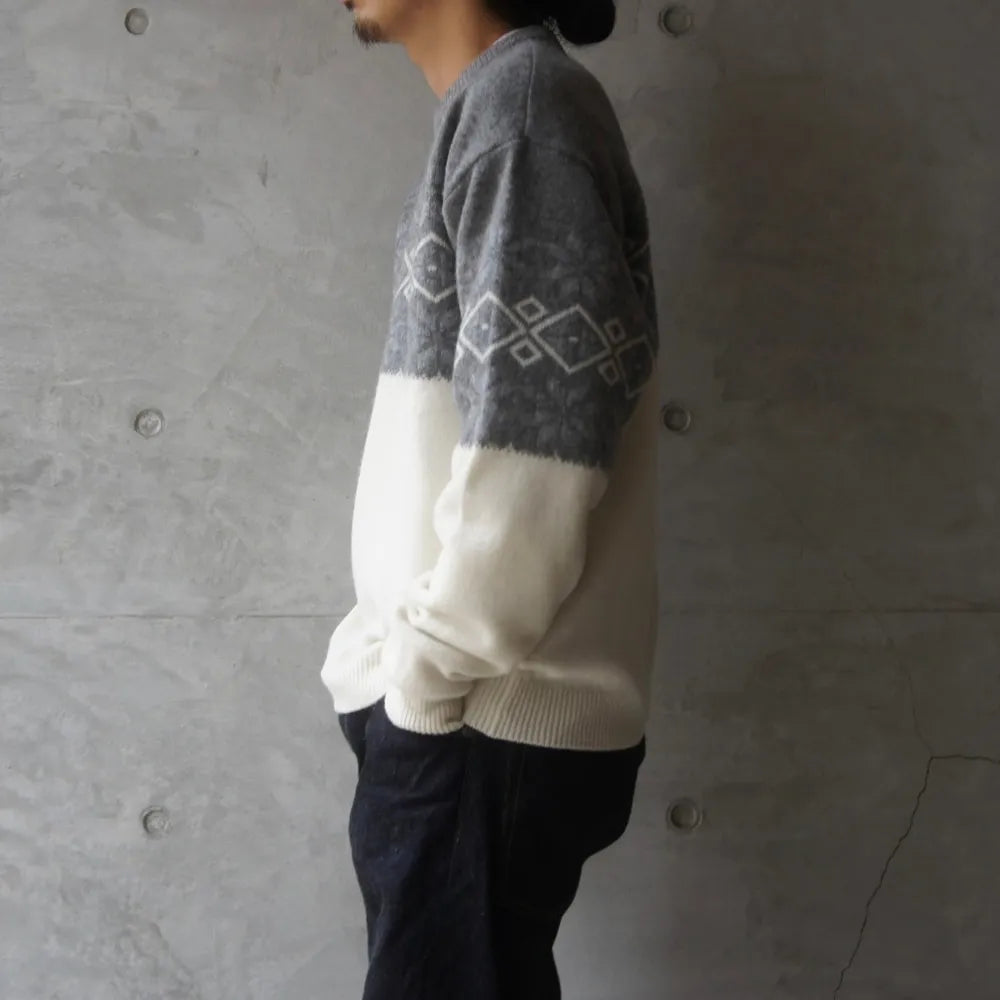 SEQUEL / NORDIC CREW NECK KNIT (SQ-23AW-KN-03)