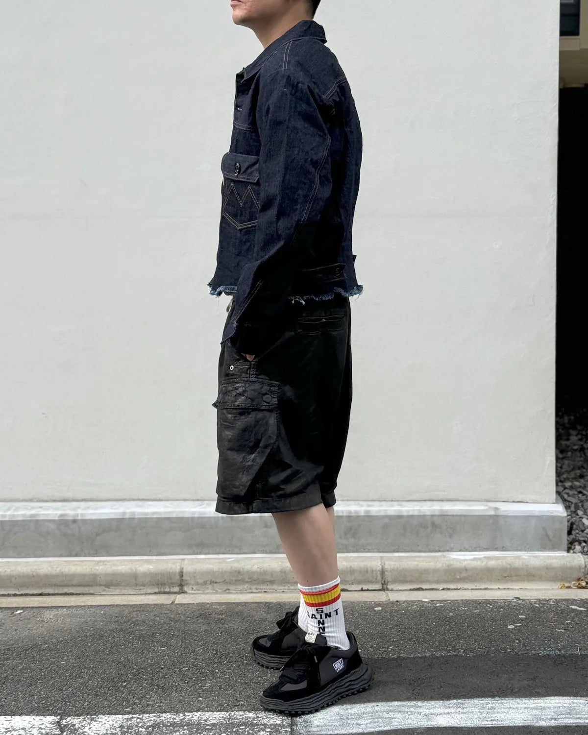 MINUS / Deconstructed Denim Tracker -KOJIMA- (M-P3-LO5)