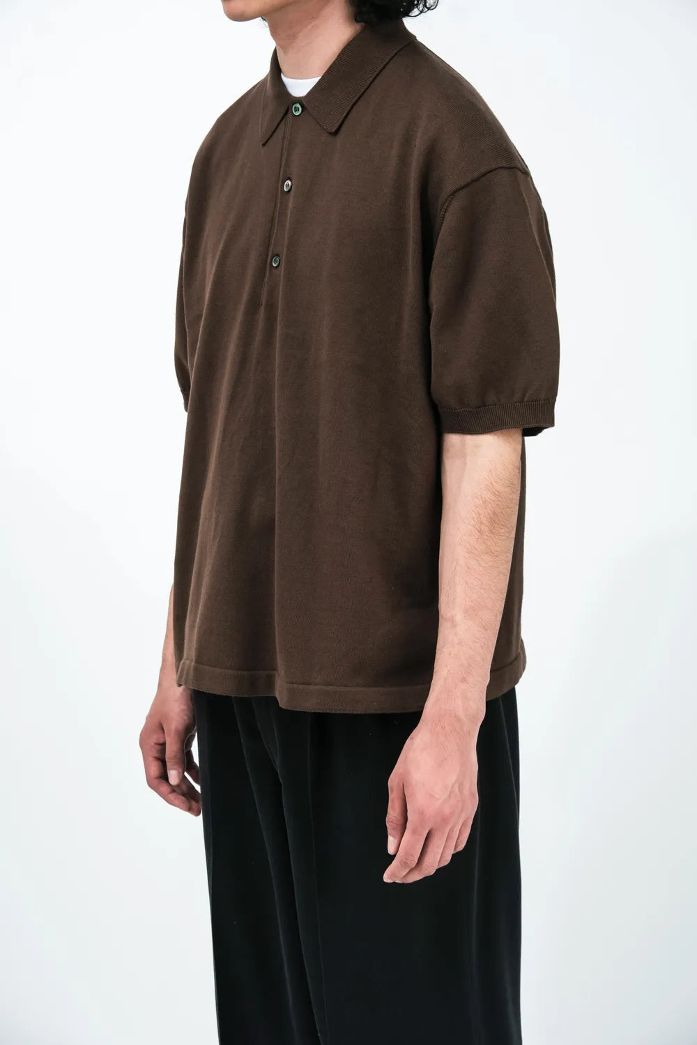 A.PRESSE(アプレッセ) / Cotton Knit S/S Polo Shirts | 公式通販