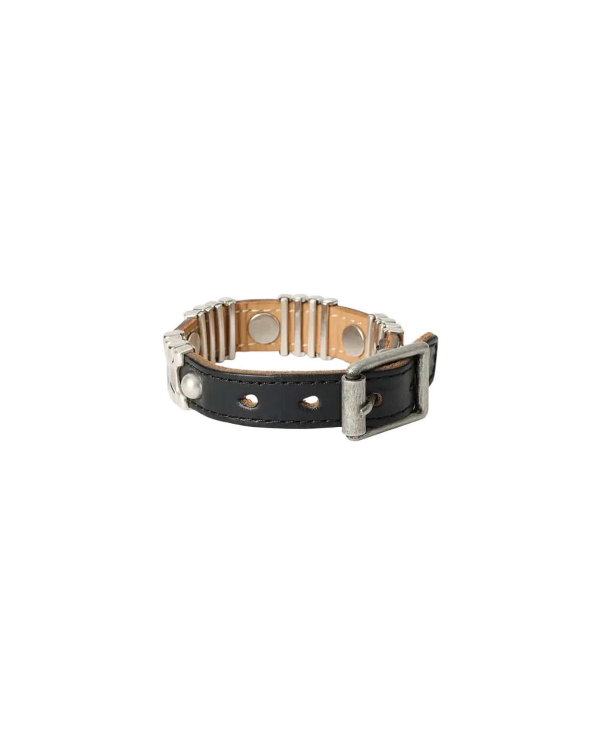 OUR LEGACY / WAVE BRACELET Black Chromexcel Leather (A4258WB)
