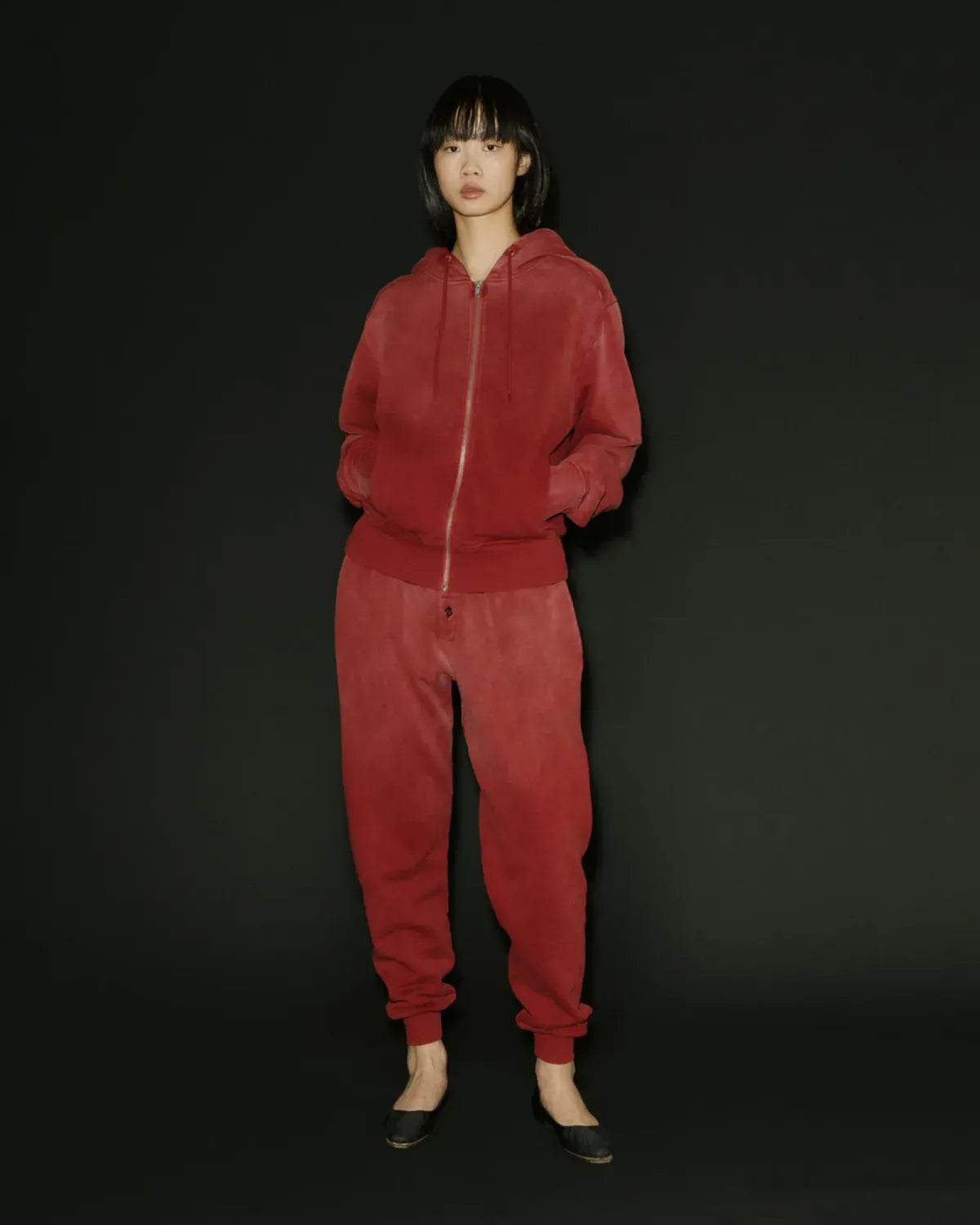 entire studios / SLIM ZIP UP SWEAT PARKA (ESFW26HO03012)