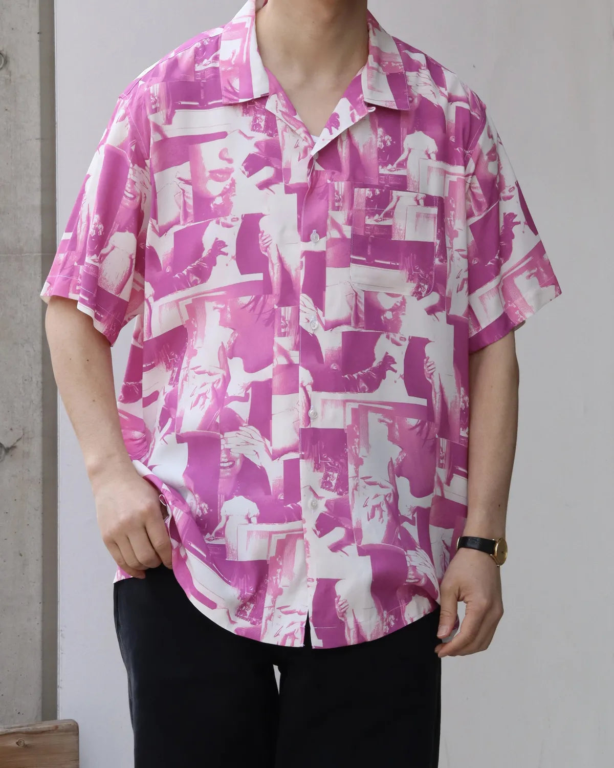 vowels / PRINTED STILL SHIRT (VO-26SS-SH025)
