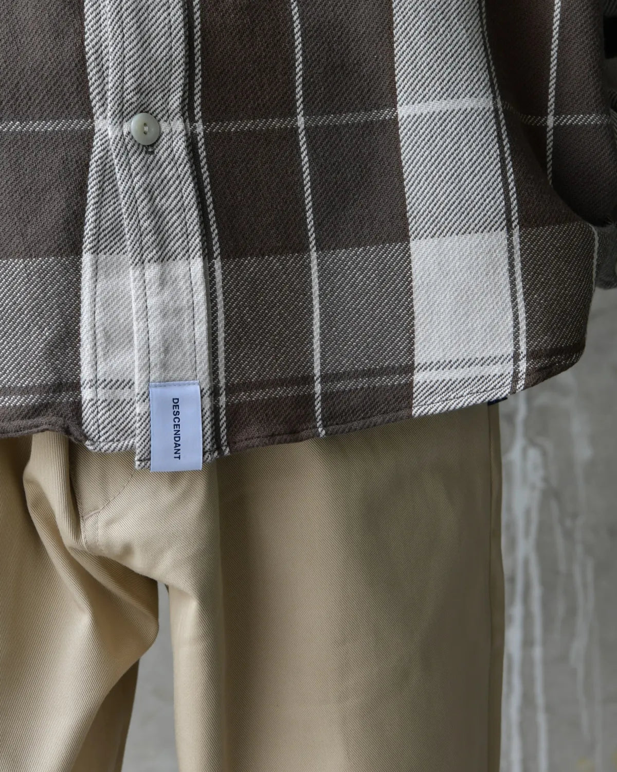 DESCENDANT / VANNING PLAID LS SHIRT (261TQDS-SHM03)