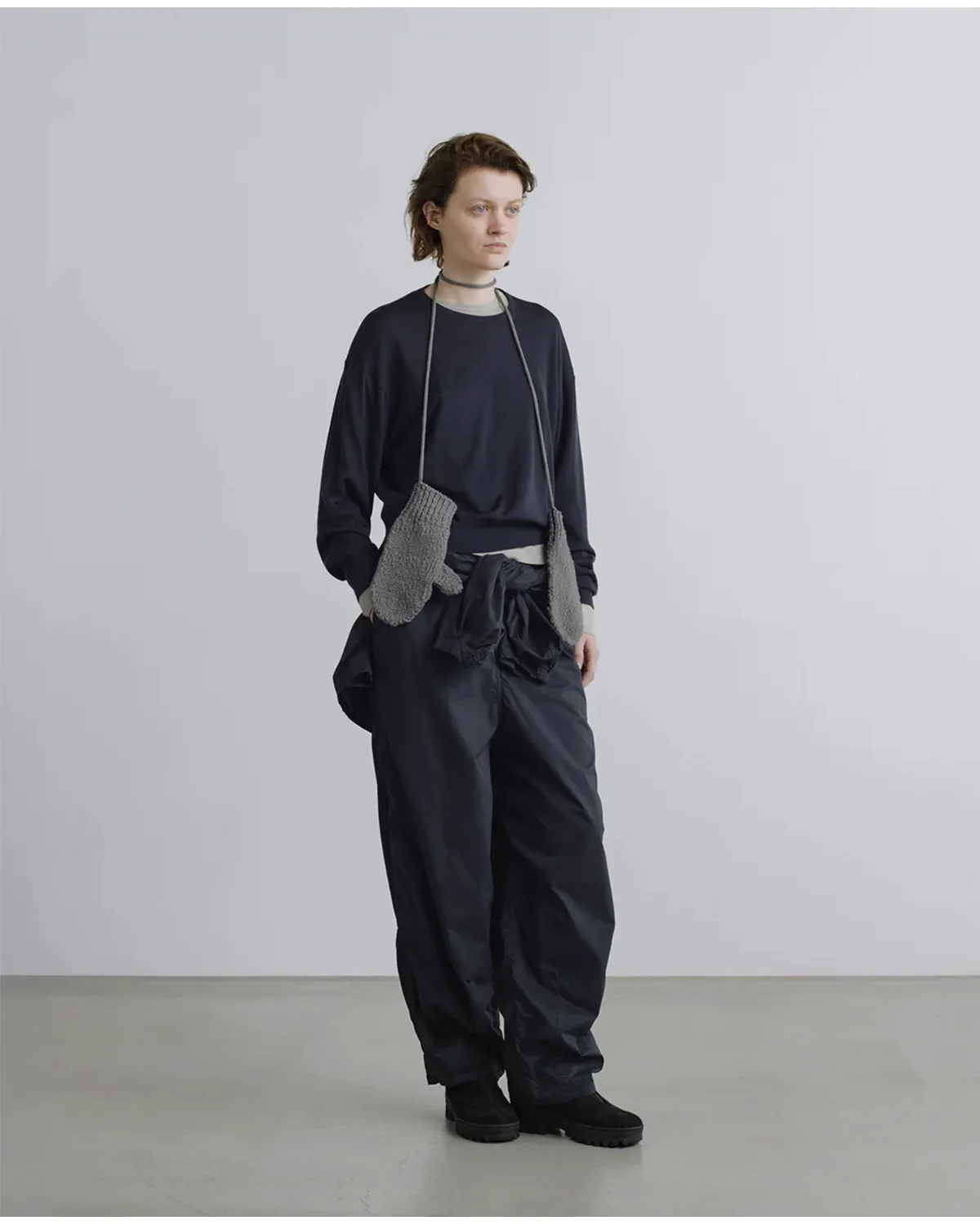Graphpaper / Garment Dyed Typewriter Parachute Pants (GL263-40127B)