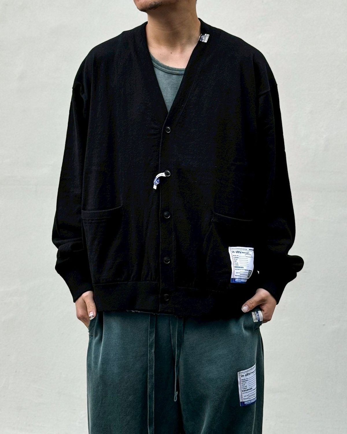 Maison MIHARA YASUHIRO in・stru(men-tal). / High Gauge Knit Cardigan (I16CD591)