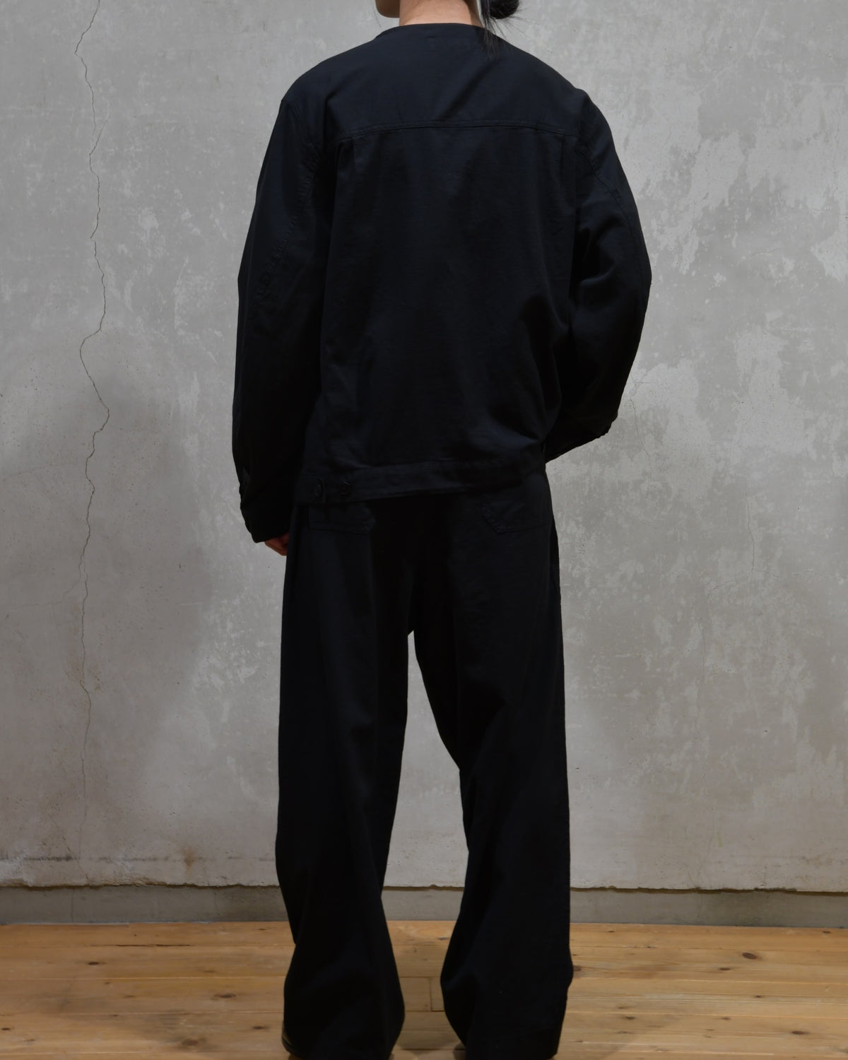 marka / NO COLLAR TRUCKER JACKET (M26A16BL01C)