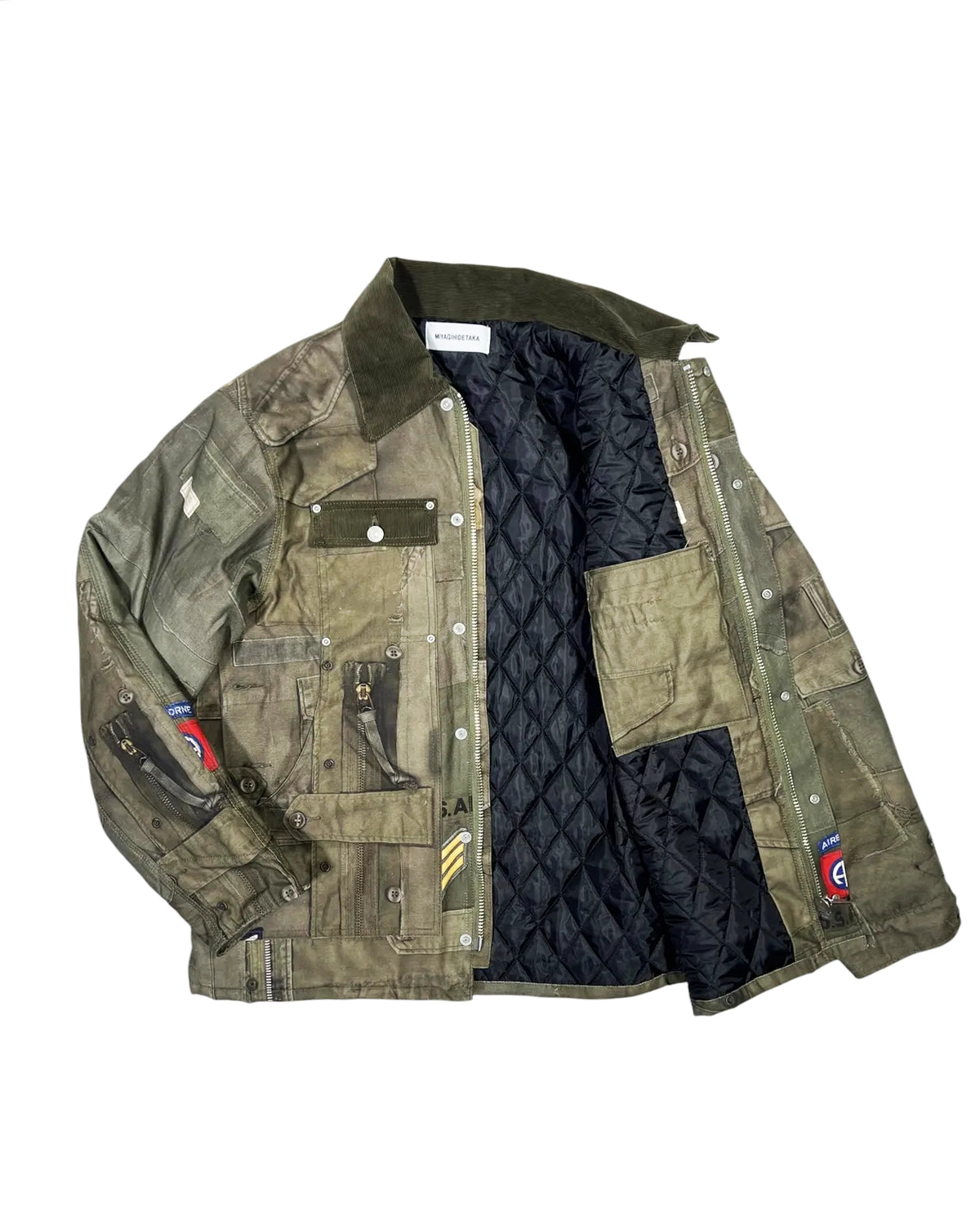 MIYAGIHIDETAKA -Rafu-  / Quilted Work Jacket (MH028)