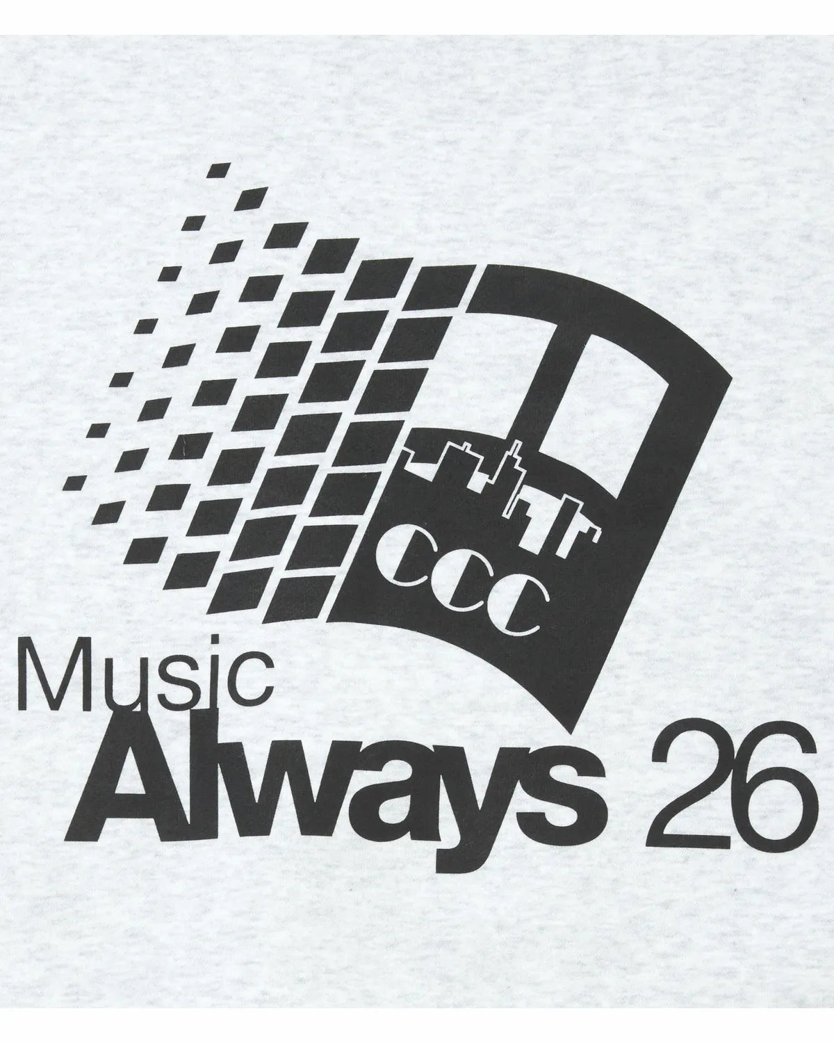 CITY COUNTRY CITY × ISNESS MUSIC / SWEATSHIRT_Music Aleays (CCC-263C008)