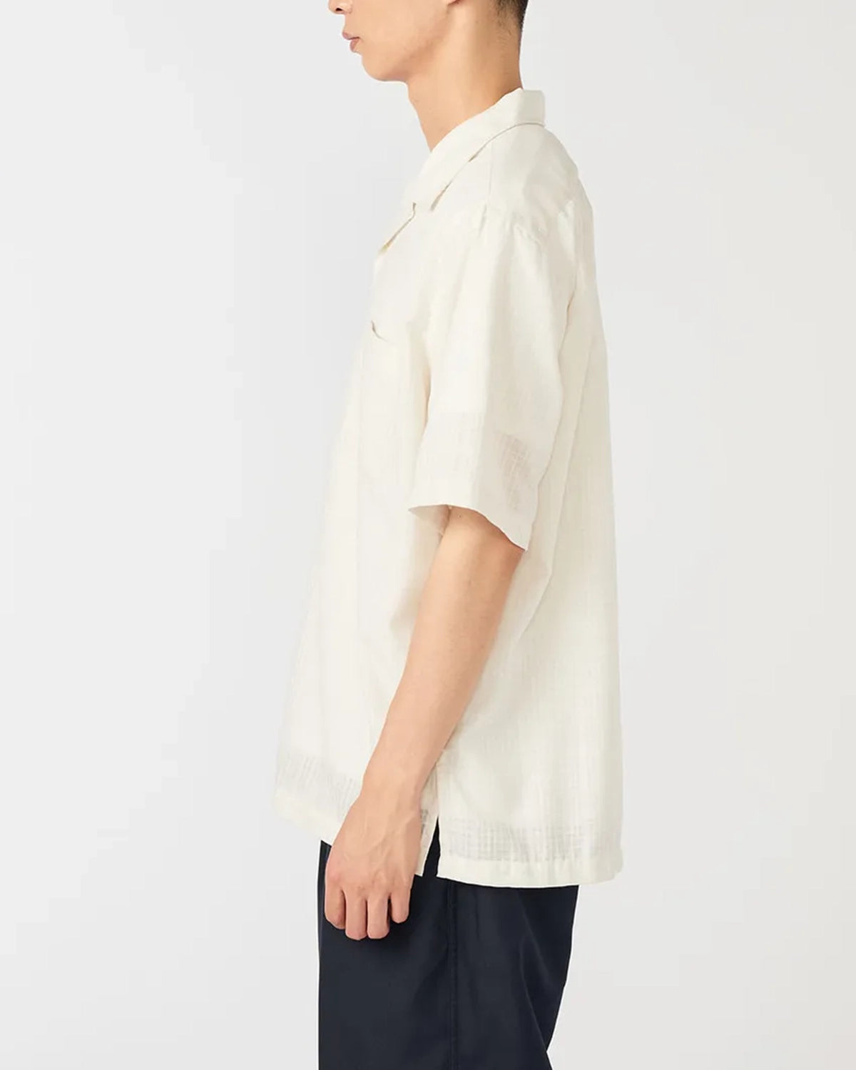 nanamica / Open Collar Panama S/S Shirt (S26SG066)