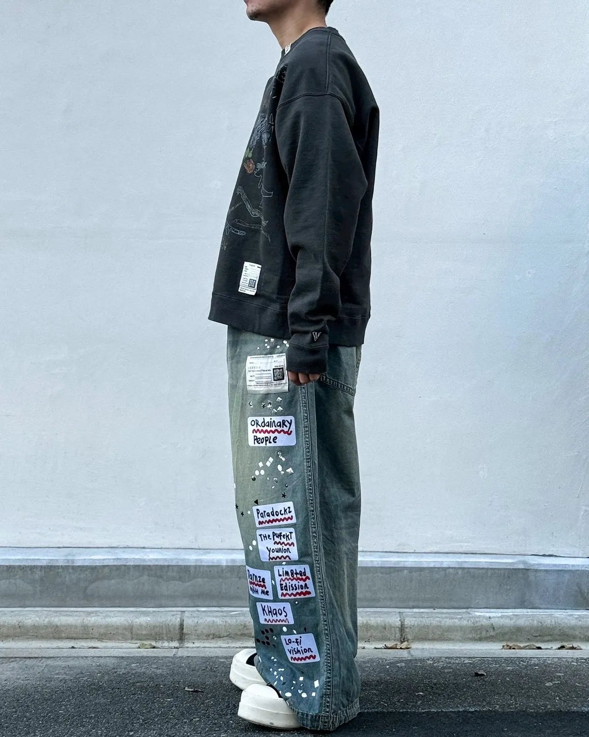 Maison MIHARA YASUHIRO / Kids Doodle Printed Sweatshirt (J16PO772)