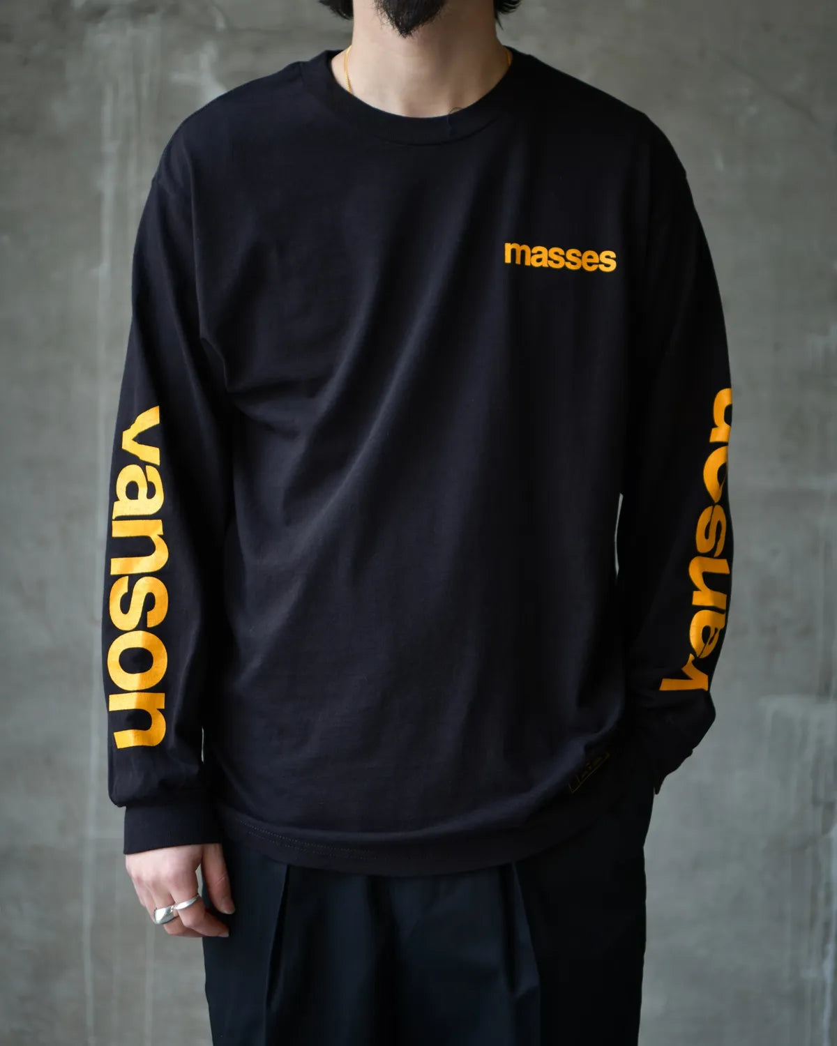 MASSES ⁄ VANSON × MASSES T-SHIRT L⁄S (1259087014) MASSES ⁄ VANSON × MASSES T-SHIRT L⁄S (1259087014)