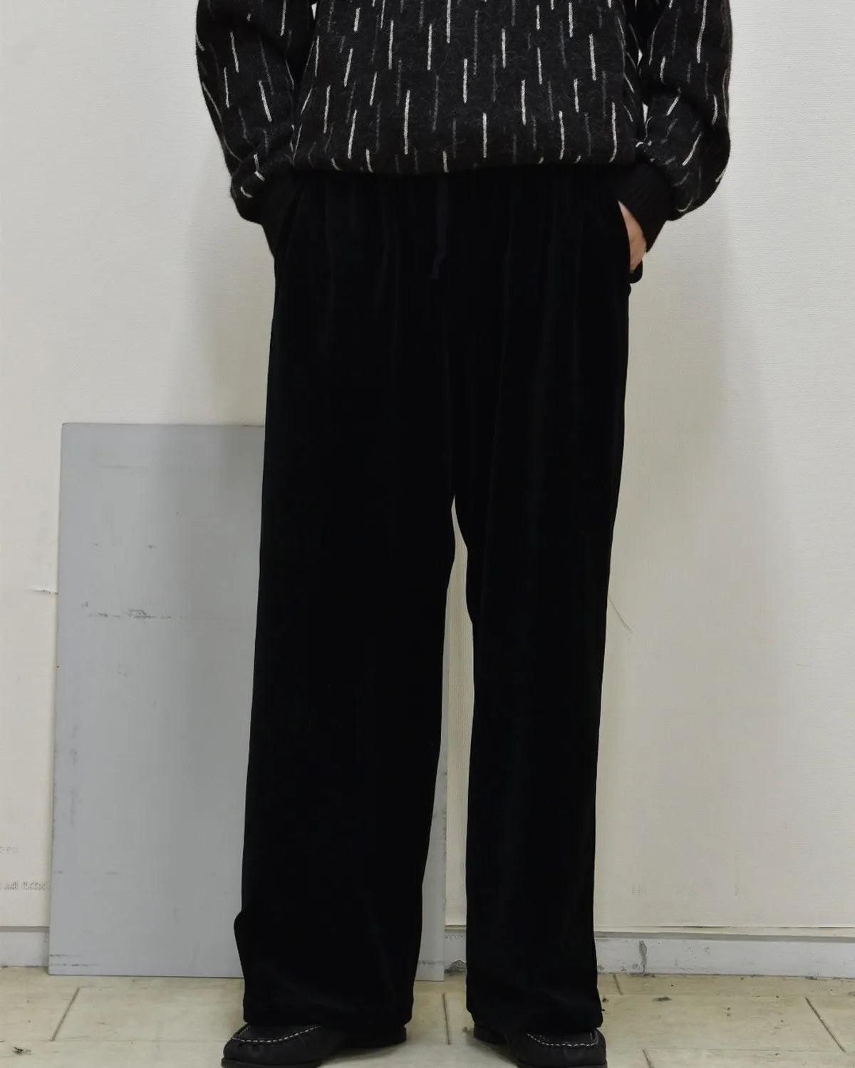 marka / 30/- Organic Cotton Velour Track Pants (M25C19PT01C)