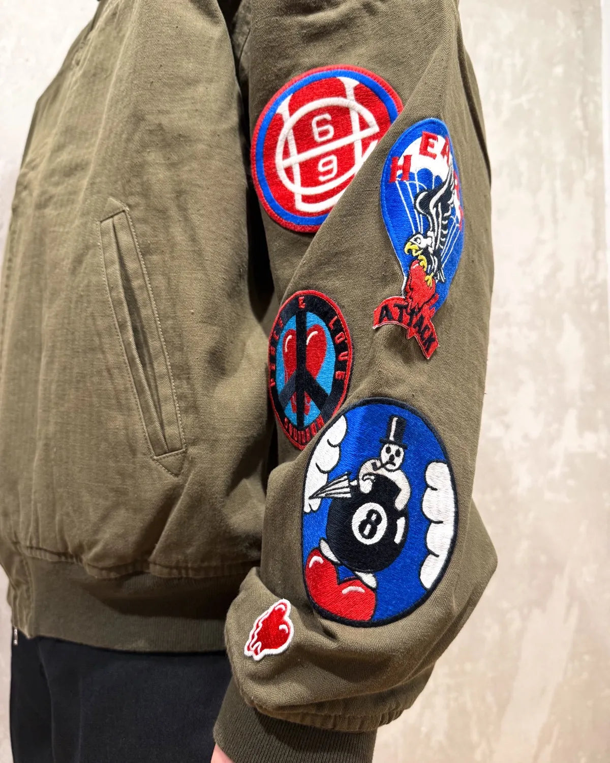 Emotionaly Unavailable  / EU PATCH JACKET (EU-HR1-0000-004)