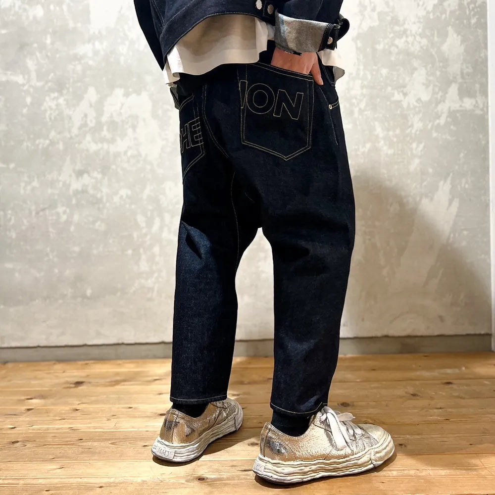 FUMITO GANRYU> GRAFFITI SARROUEL SLACKS FUMITO GANRYU> GRAFFITI SARROUEL SLACKS