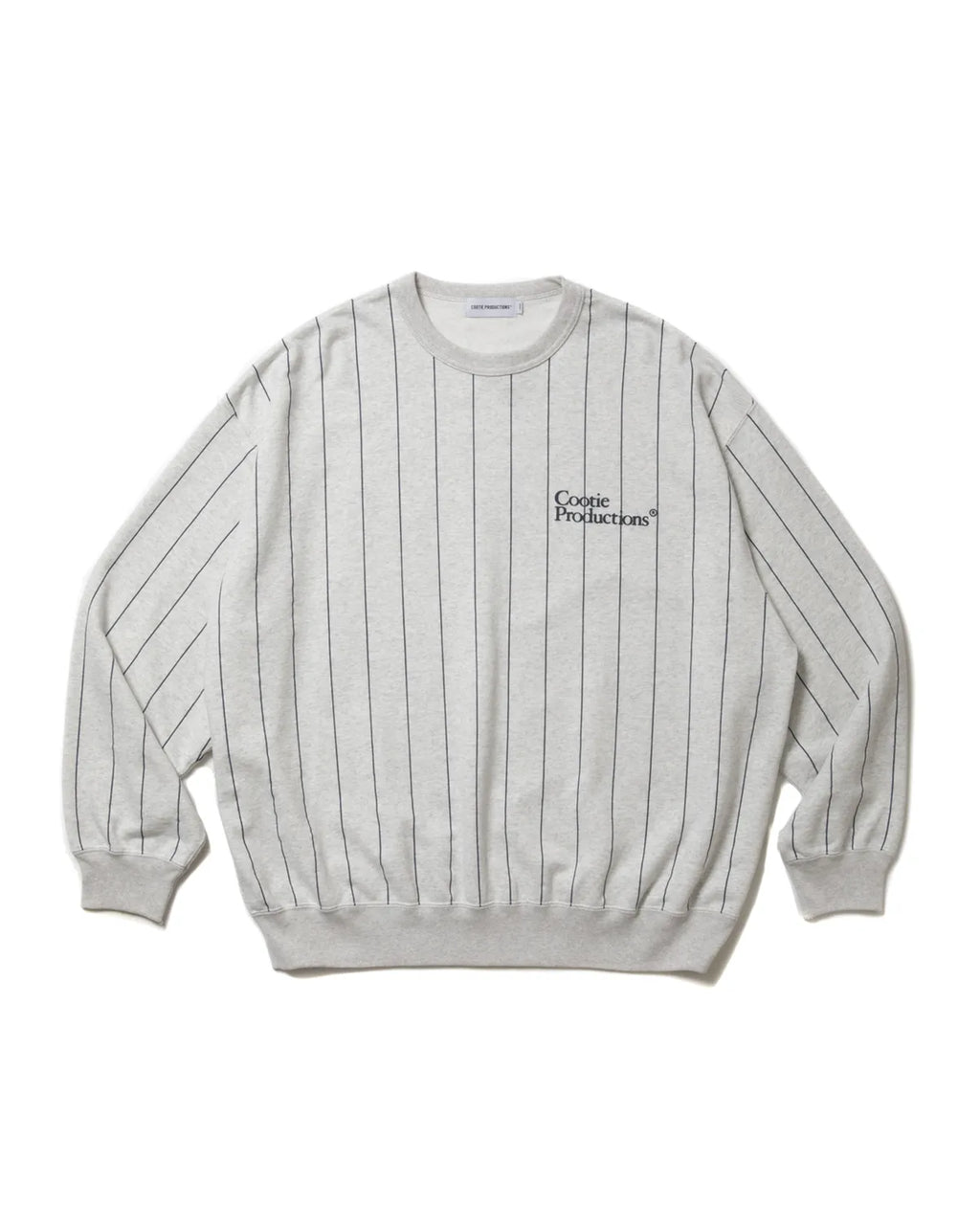 COOTIE PRODUCTIONS - Open End Yarn Print Sweat Crew / BLACK