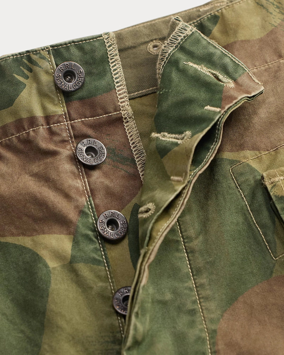 RRL / カモ ポプリン カーゴ フィールド パンツ (MNRRPNT14A20038)