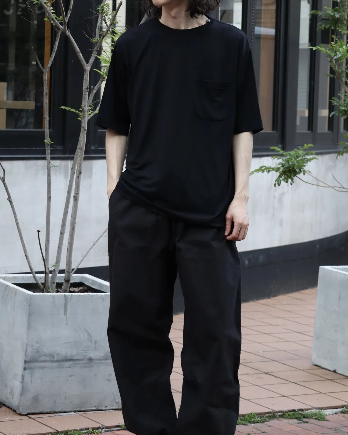 COMOLI / サマーウール 半袖Tシャツ (D01-05024)