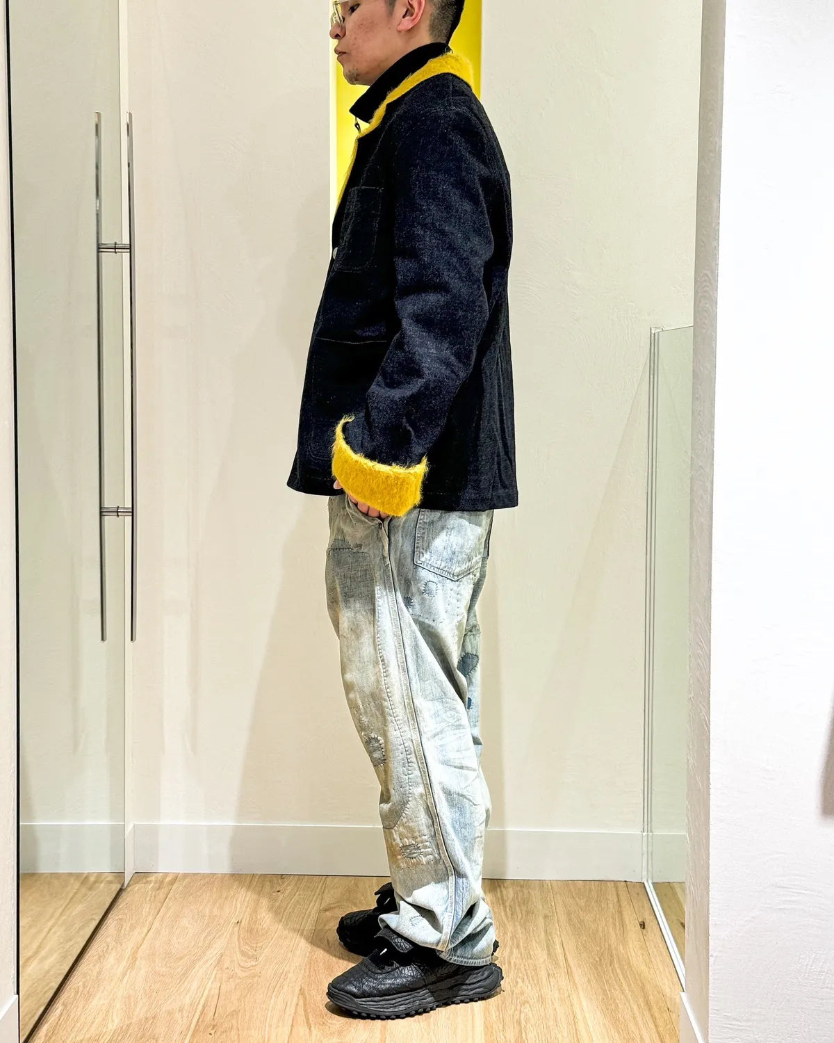 KENZO  / ファー テーラード ジャケット (FF65DV2016Q1)