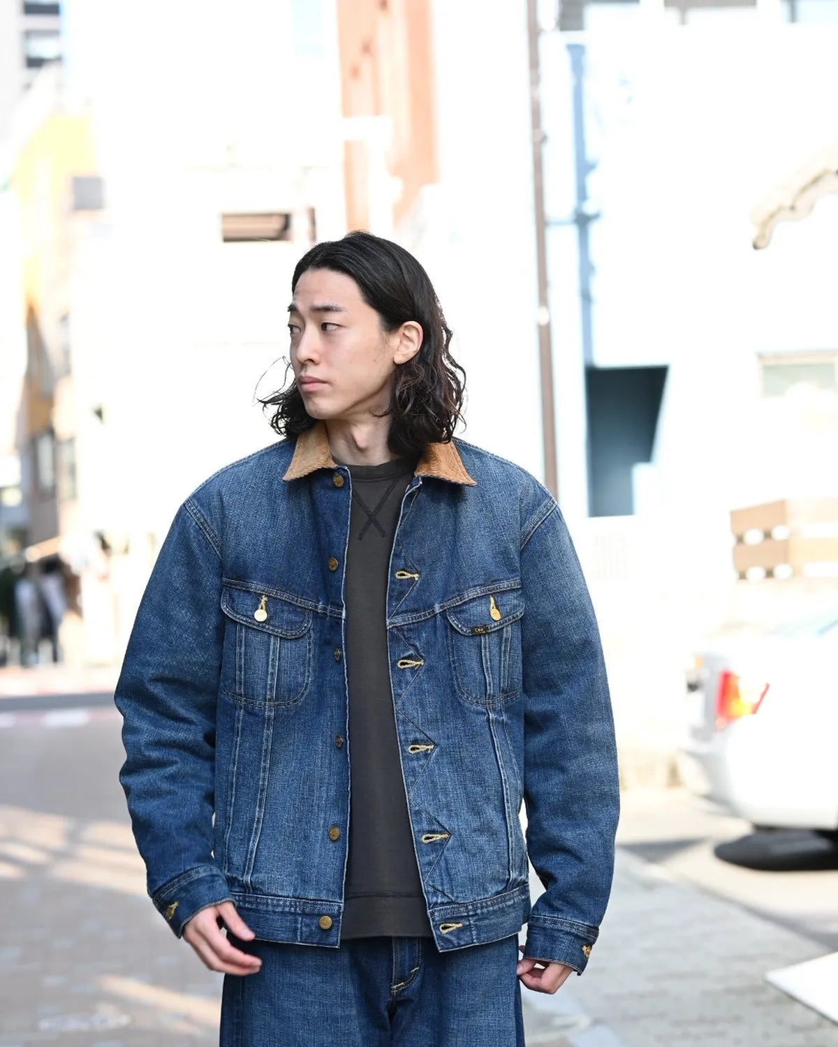 STANDARD CALIFORNIA × Lee / SD Storm Rider Denim Jacket 101LJ Vintage Wash (OUDLA520)